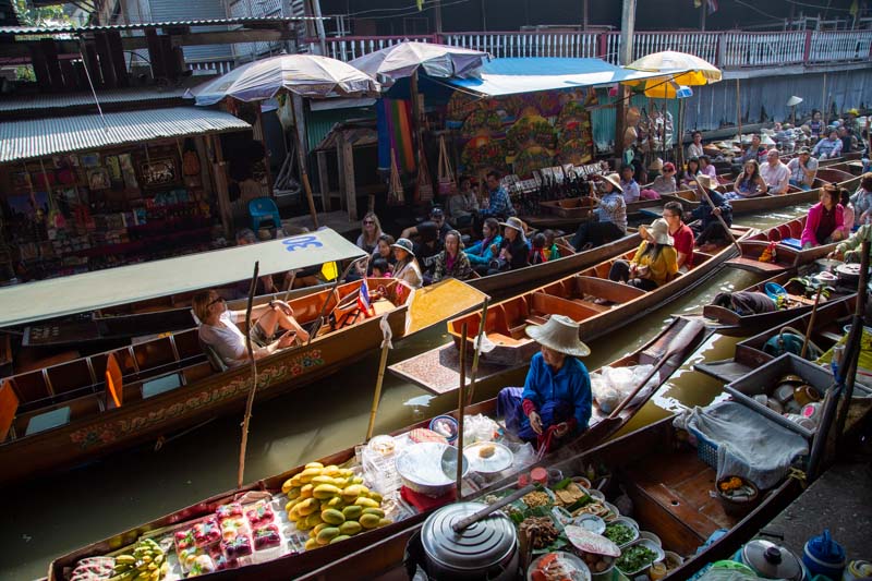 Thailand, Damnoen Saduak floating market