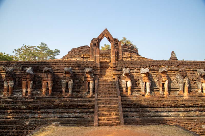 Thailand, Kamphaeng Phet - Wat Chang Rop
