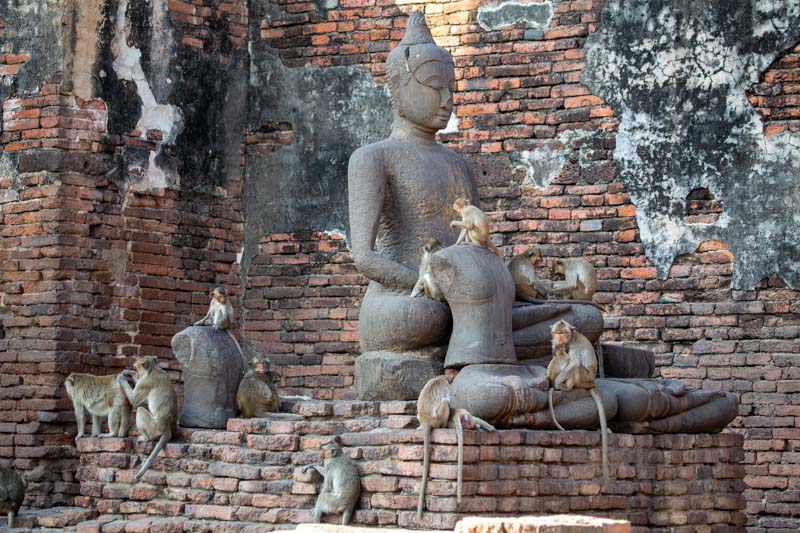 Thailand, Lop Buri - Phra Prang Sam Yot Temple
