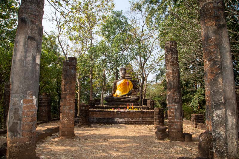 Thailand, Si Satchanalai - Wat Khao Phanom Phloeng