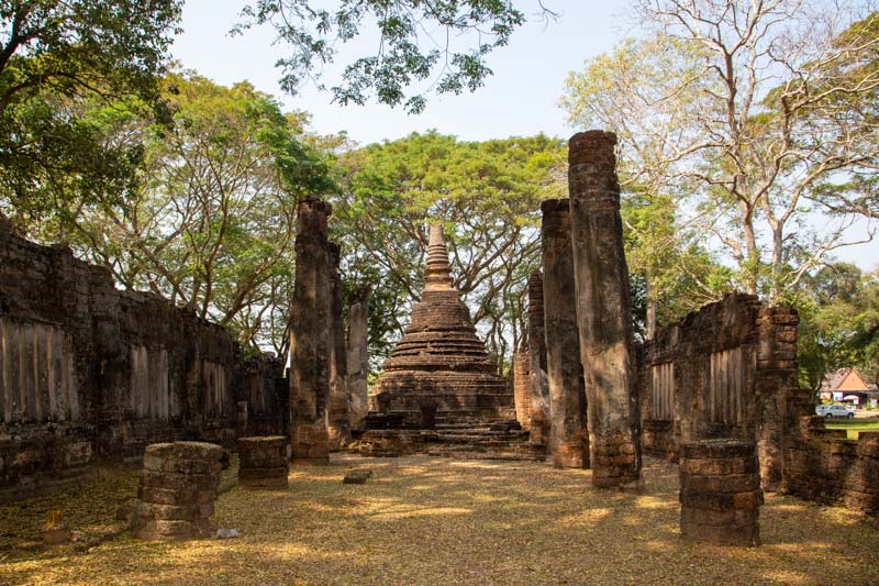 Thailand, Si Satchanalai - Wat Khok Singkharam