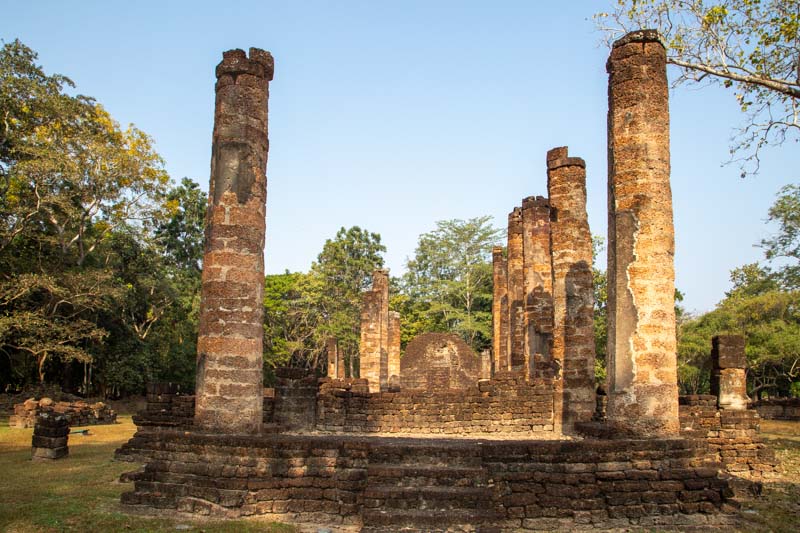 Thailand, Si Satchanalai - Wat Suan Kaeo Uttayan Yai