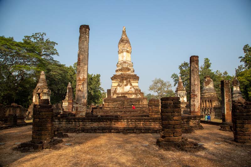 Thailand, Si Satchanalai- Wat Chedi Chet Thaeo