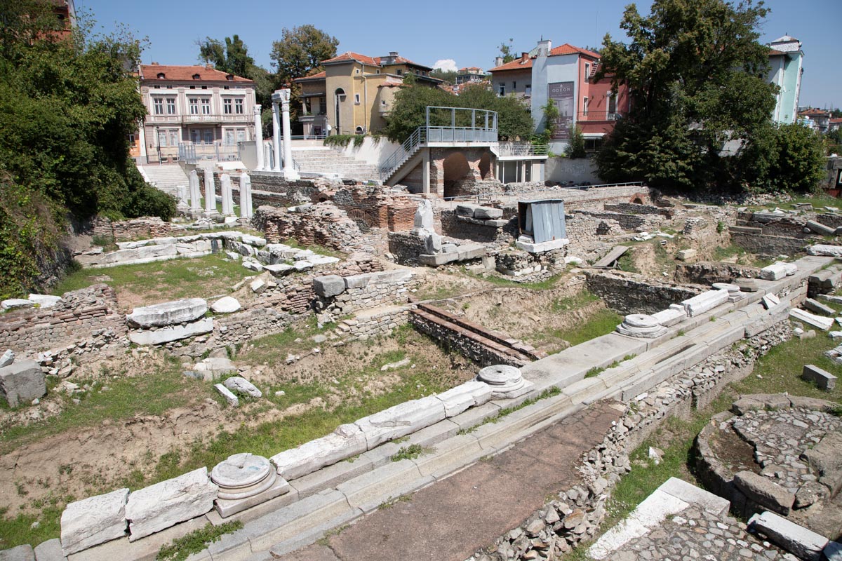 Bulgaria, Plovdiv - Roman forum of Philippopolis
