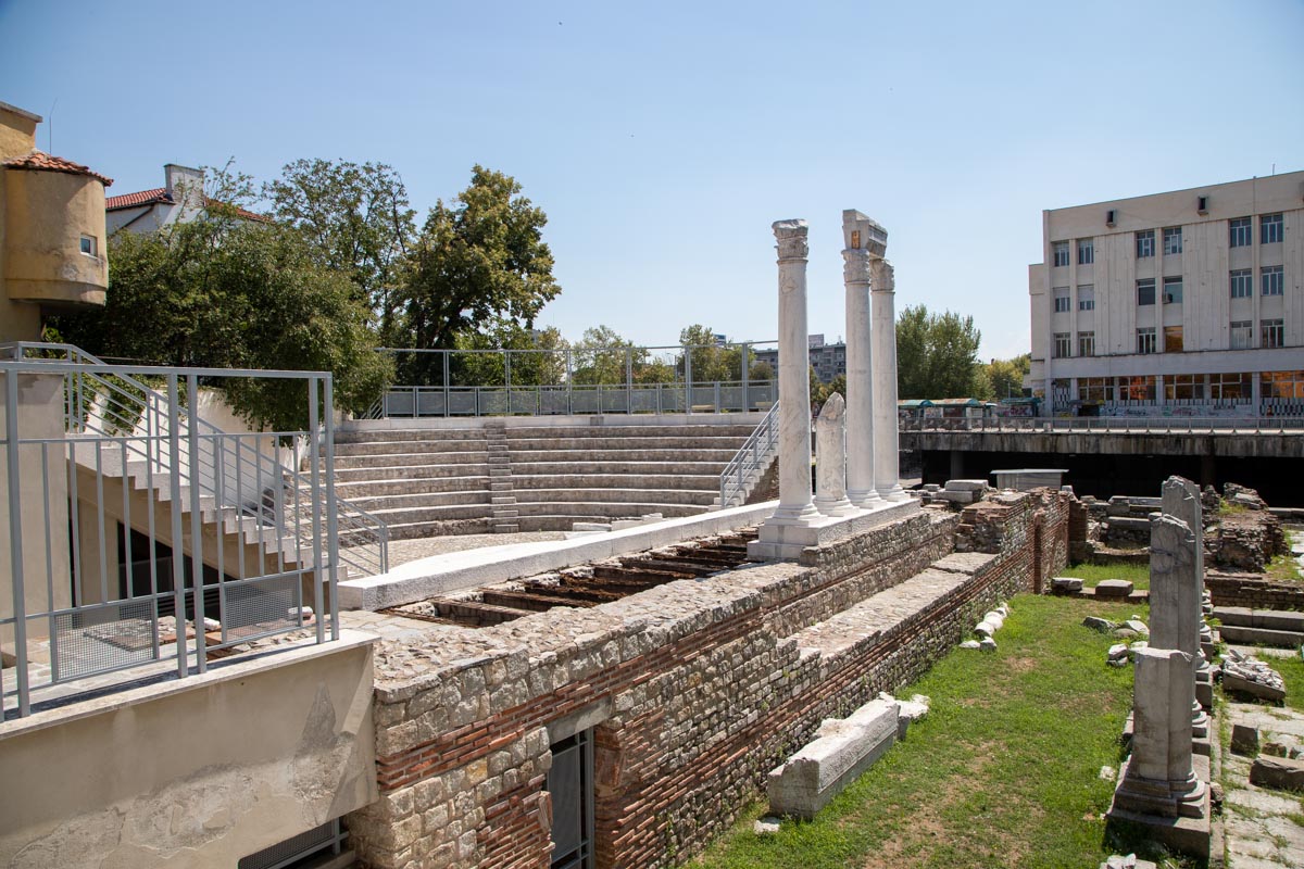 Bulgaria, Plovdiv - Roman Odeon of Philippopolis