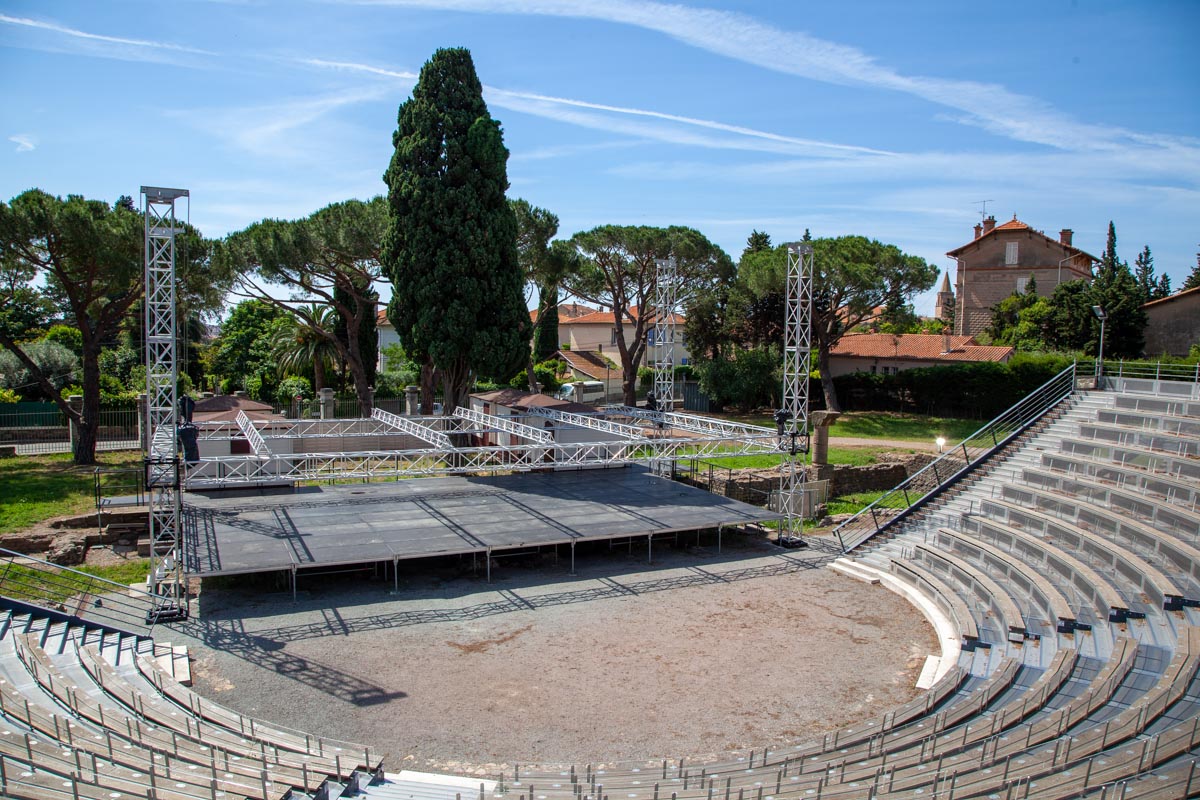 France, Provence, Frejus Roman Theatre