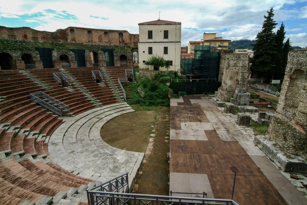 Italy, Campania, Benevento Roman Theatre