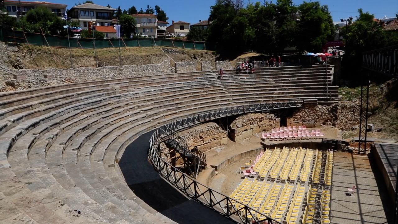 Macedonia, Ohrid Roman theatre