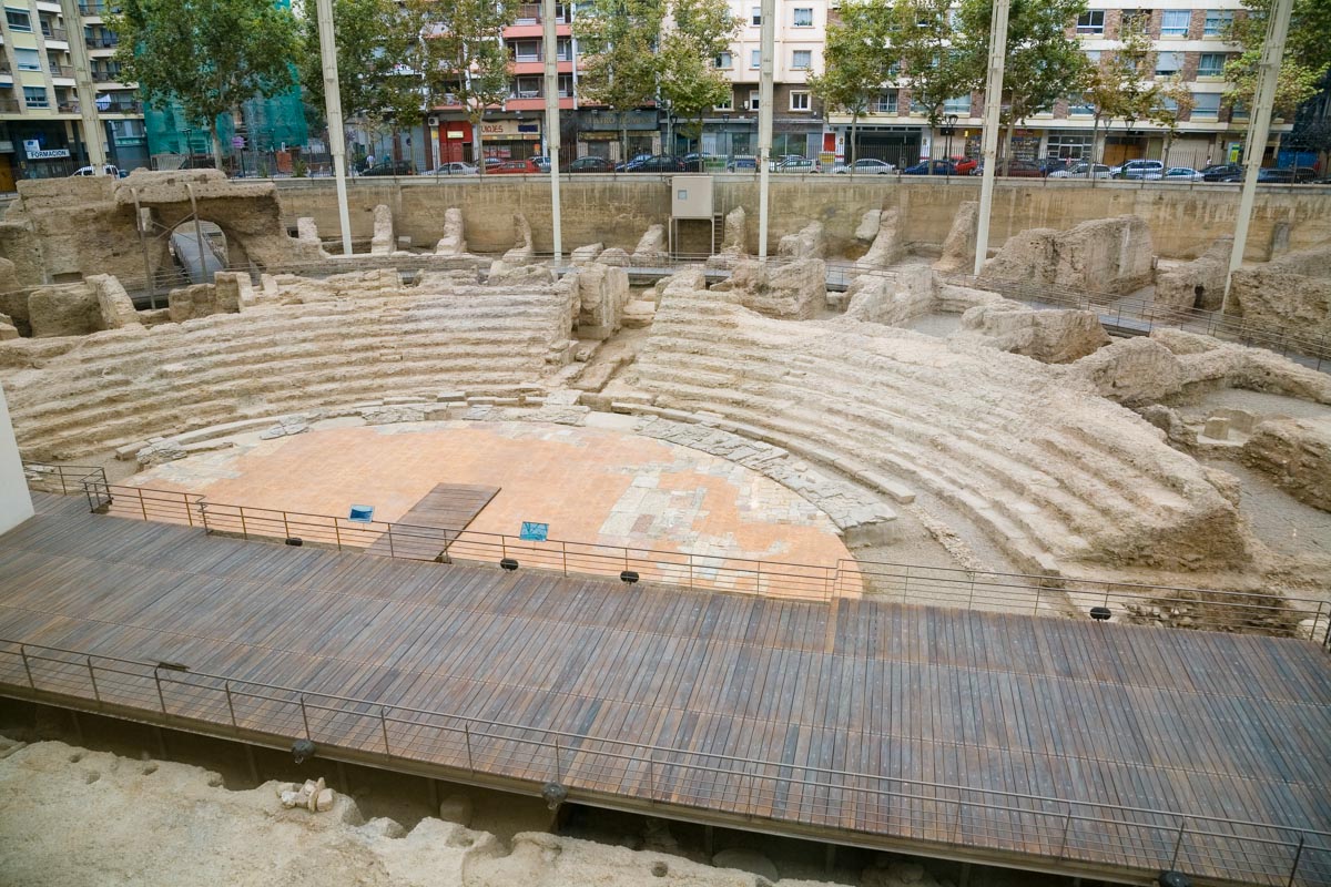 Spain, Zaragoza Roman Theatre
