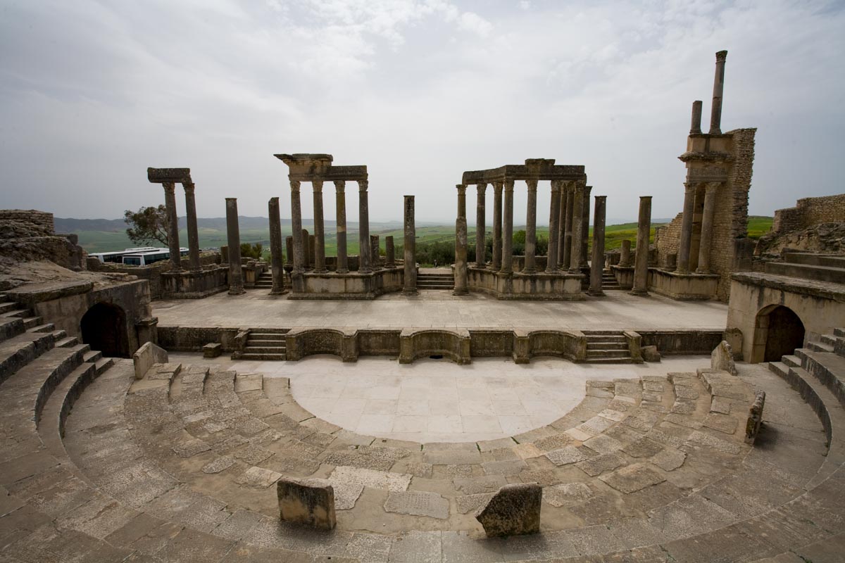 Tunisia, Dougga Roman Theatre