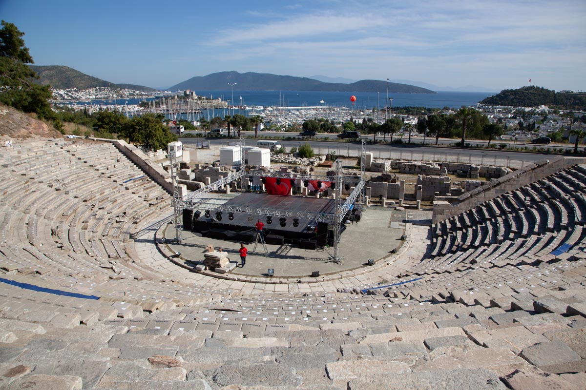 Turkey, Bodrum Greco-Roman Theatre