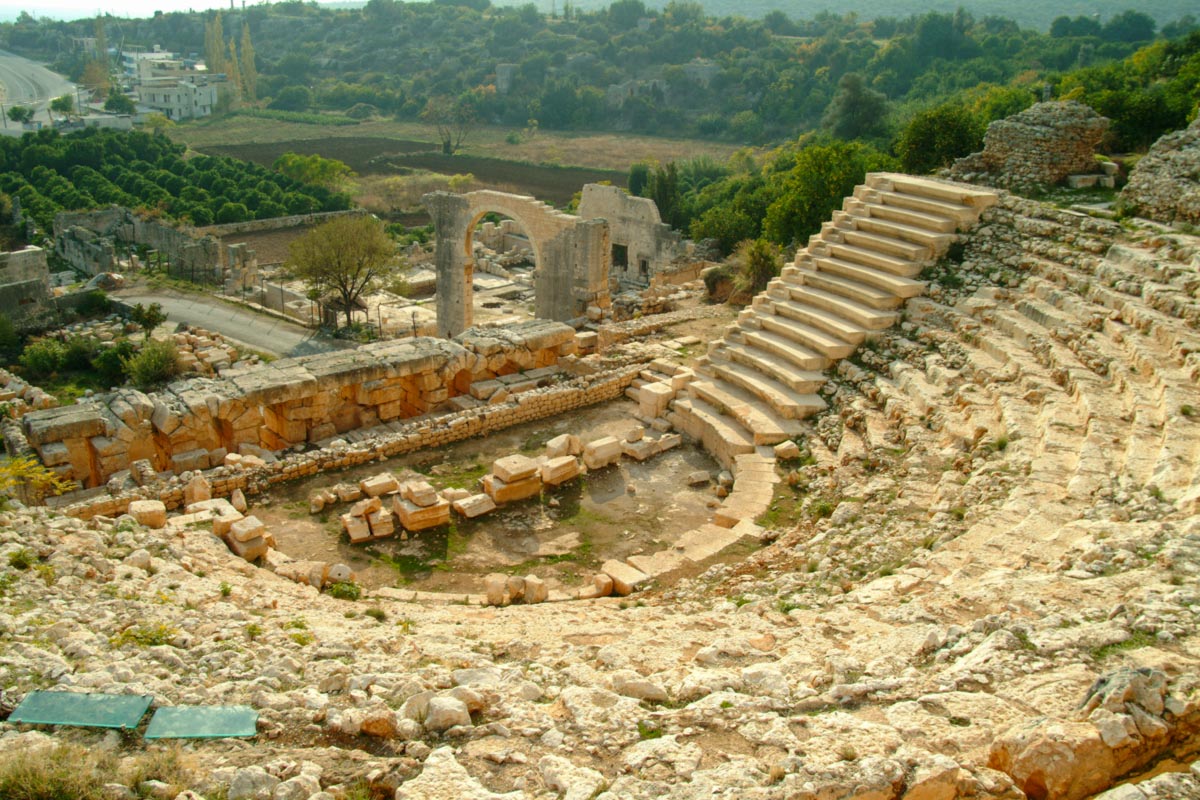 Turkey, Elaiussa Sebaste Roman theatre