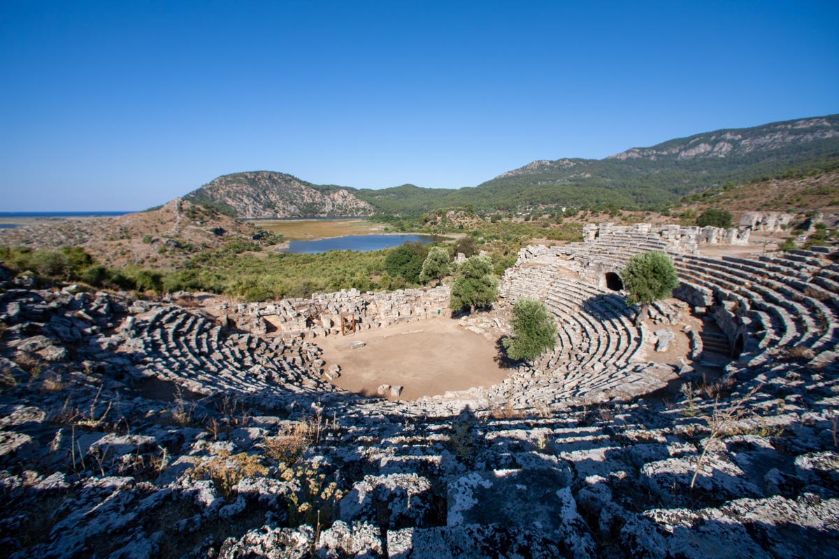 Turkey, Kaunos Roman Theatre