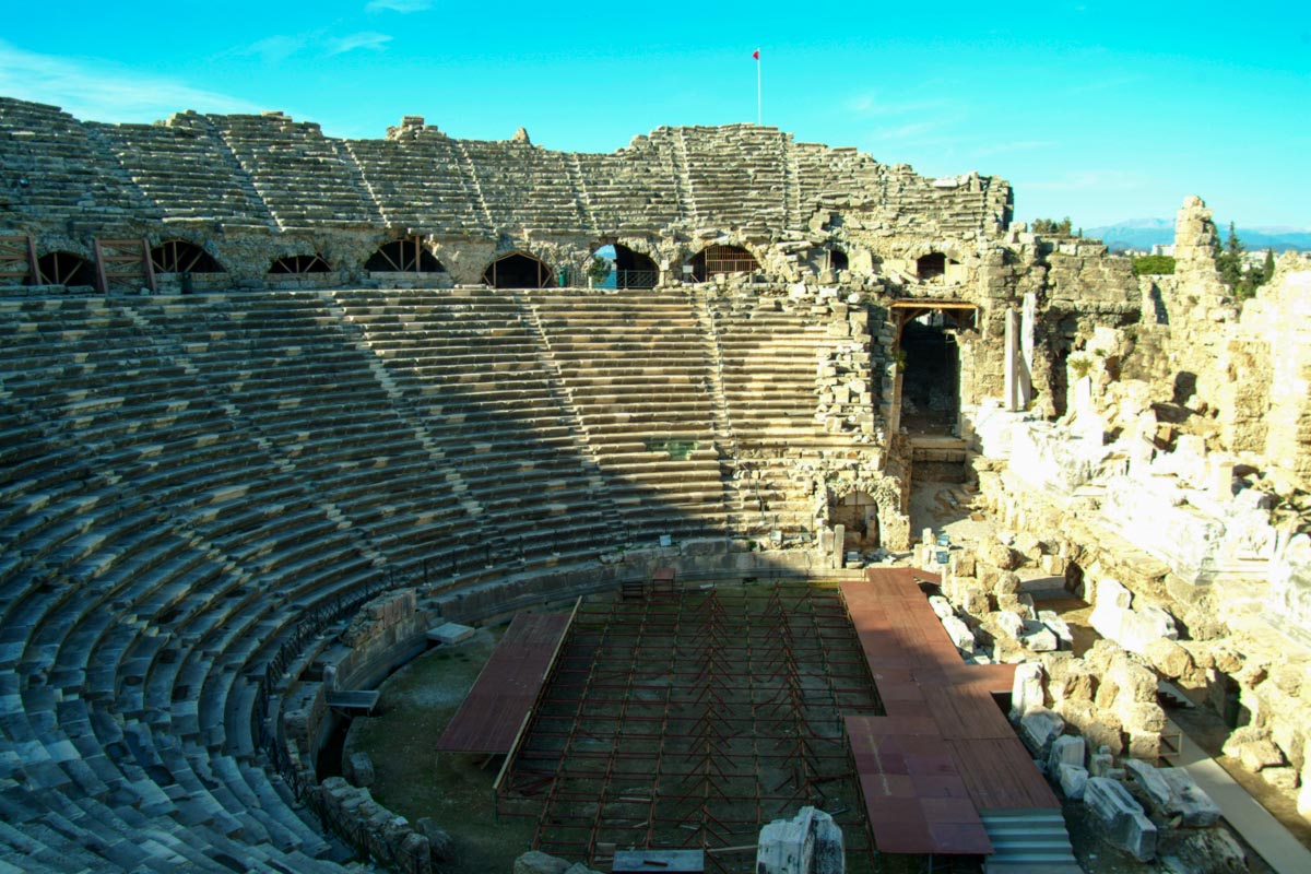 Turkey, Side Roman Theatre