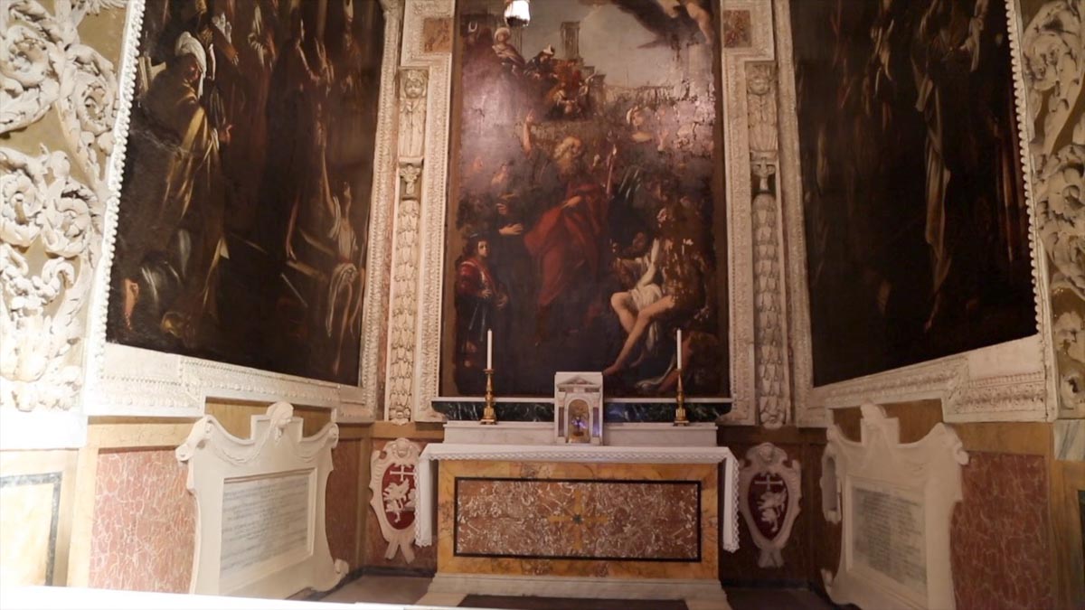 Italy, Rome - Basilica of Saints Cosmus and Damian - chapel2