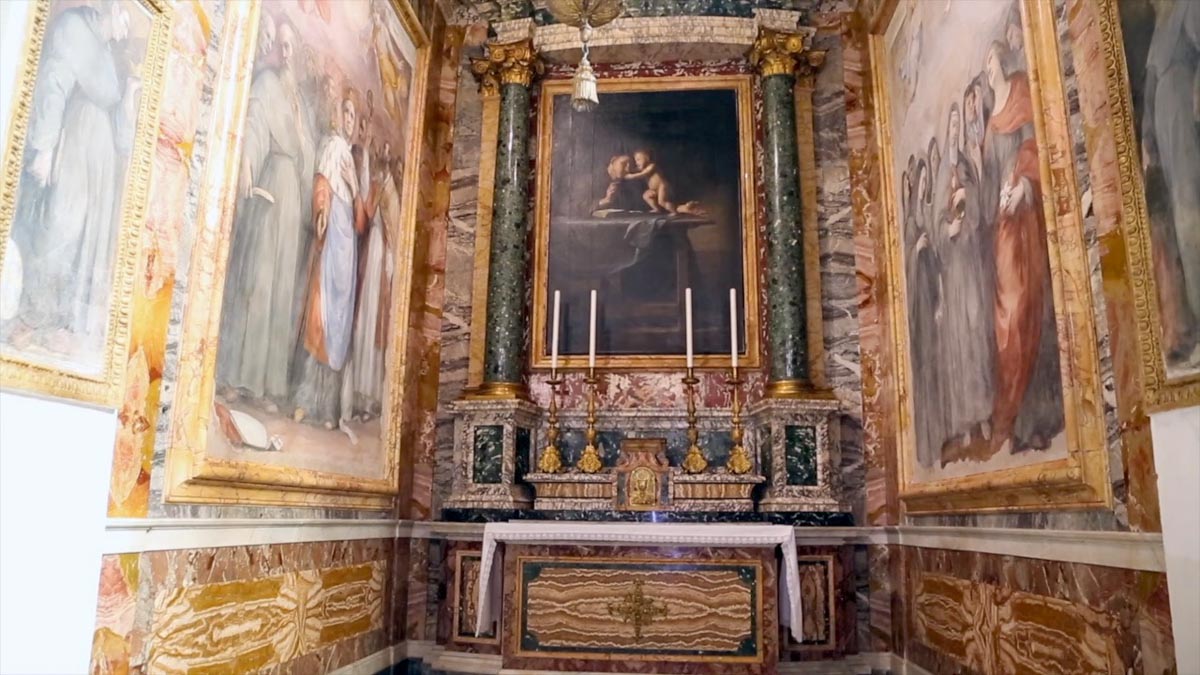 Italy, Rome - Basilica of Saints Cosmus and Damian - chapel3