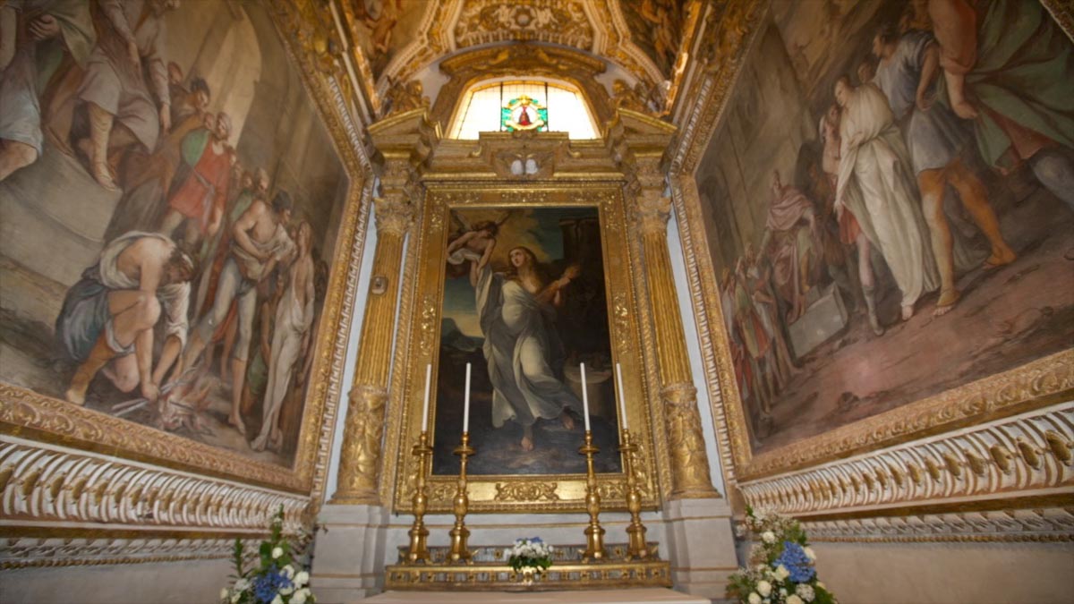 Italy, Rome - Basilica of Saints Cosmus and Damian - chapel5