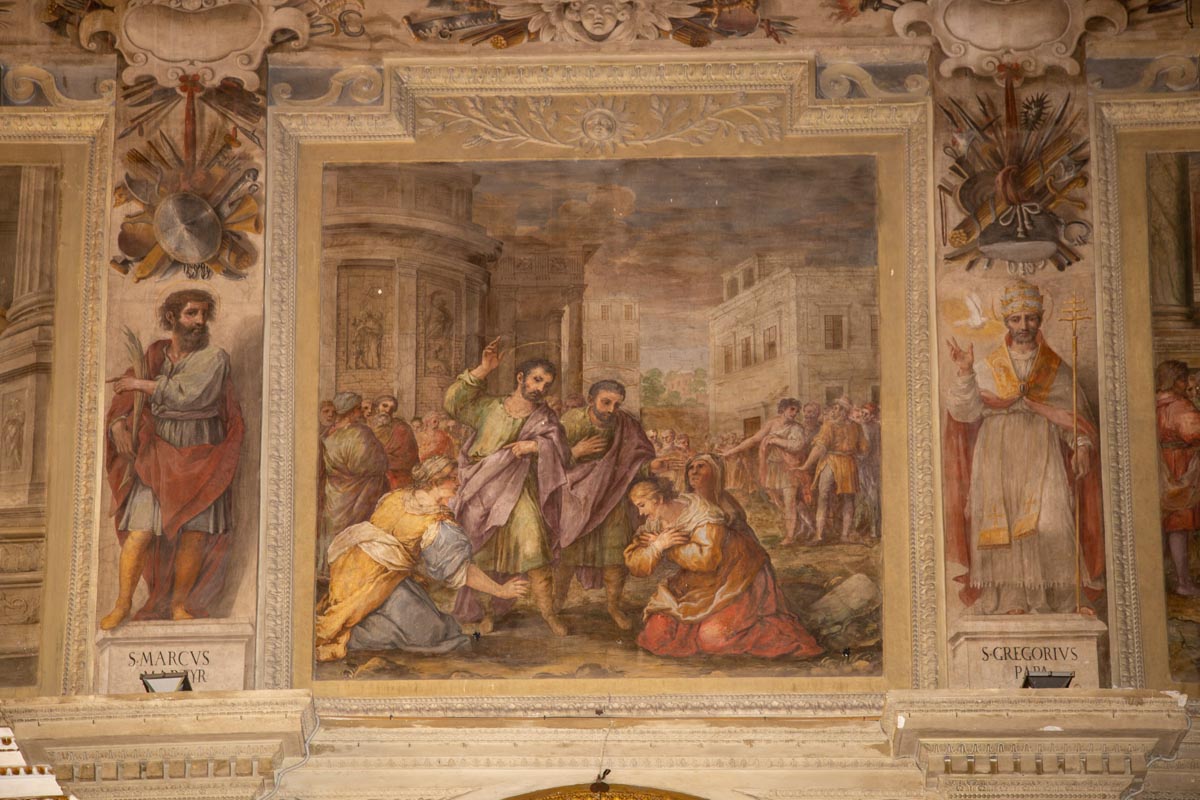 Italy, Rome - Basilica of Saints Cosmus and Damian - paintings