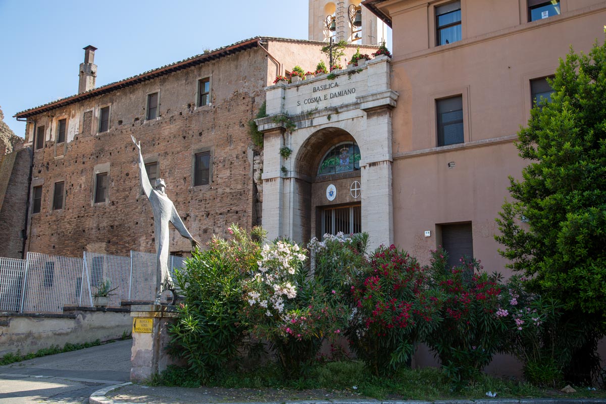 Italy, Rome - Basilica of Saints Cosmus and Damian