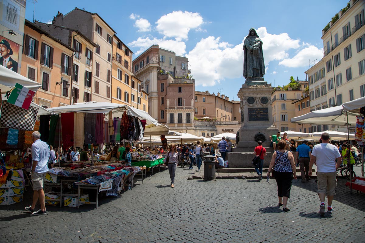 Italy, Rome - Campo dei Fiori