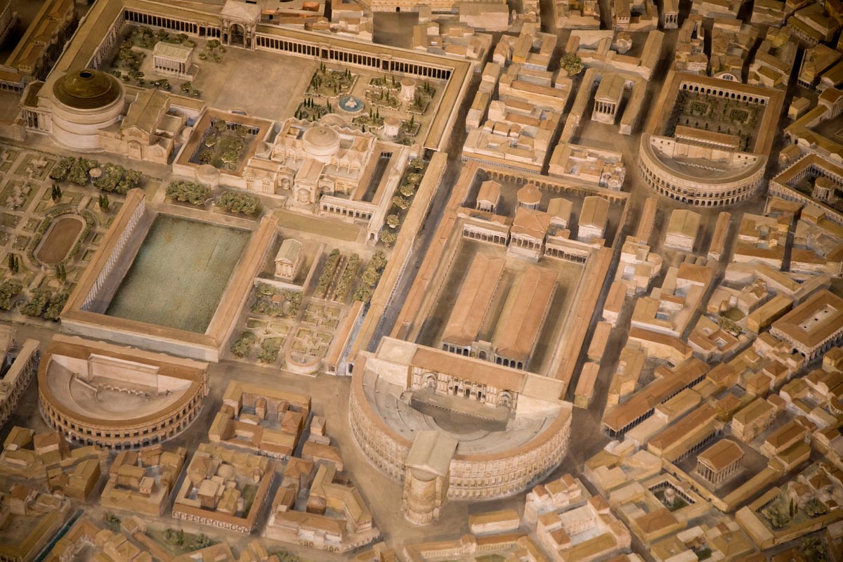 Italy, Rome - Campus Martius (Model)