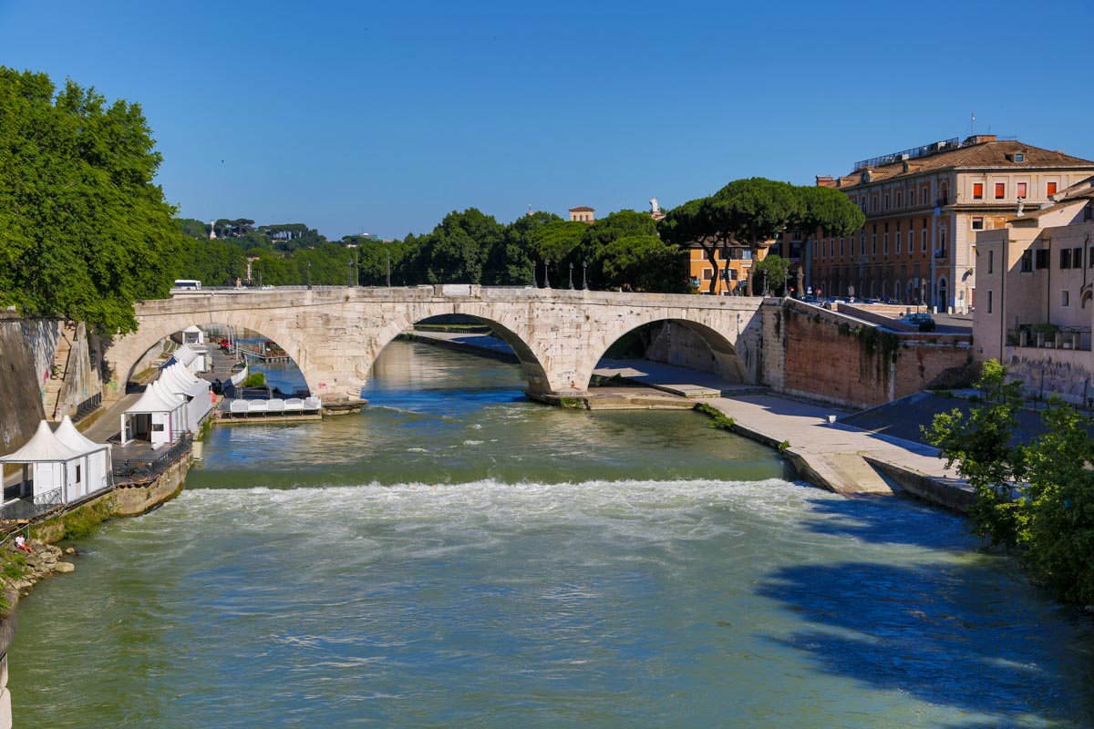 Italy, Rome - Cestius Bridge