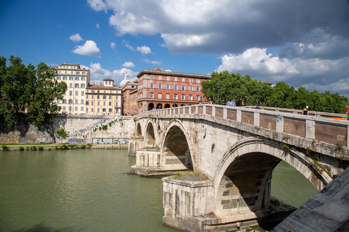 Italy, Rome - Sisto bridge