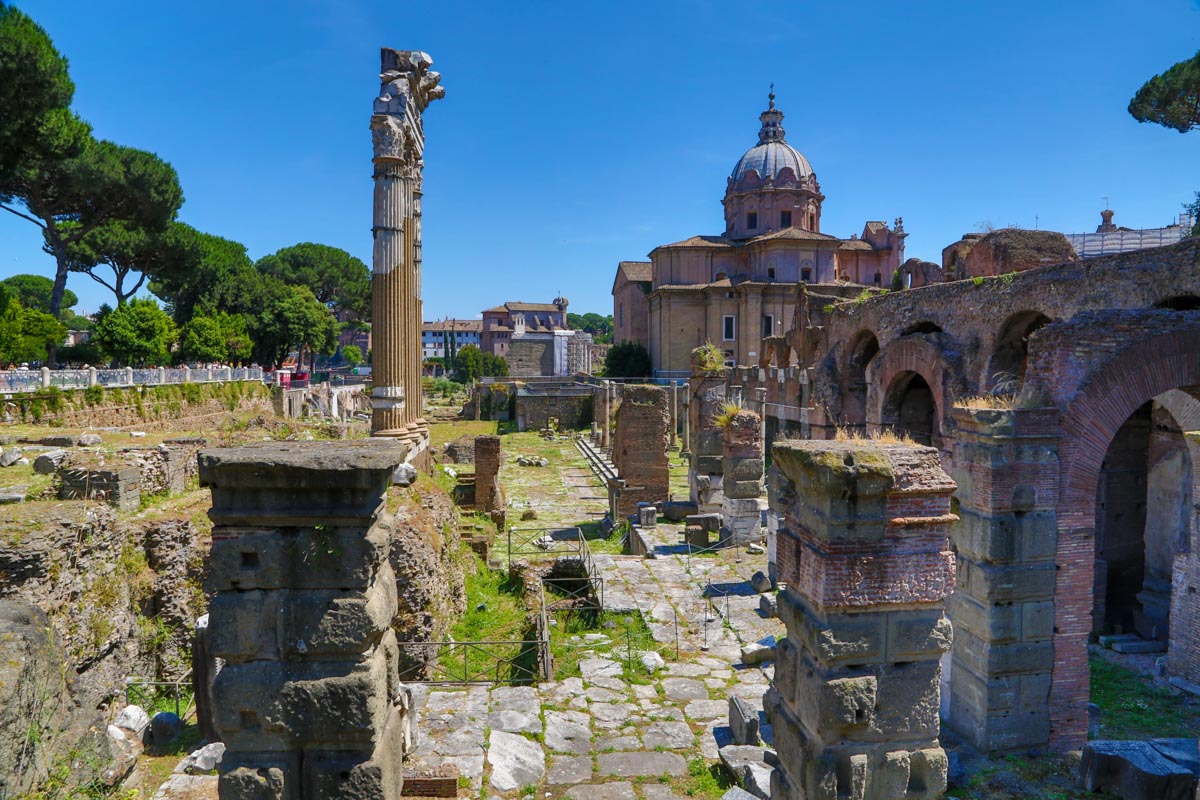 Italy, Rome, Forum of Caesar -  Temple of Venus Genetrix