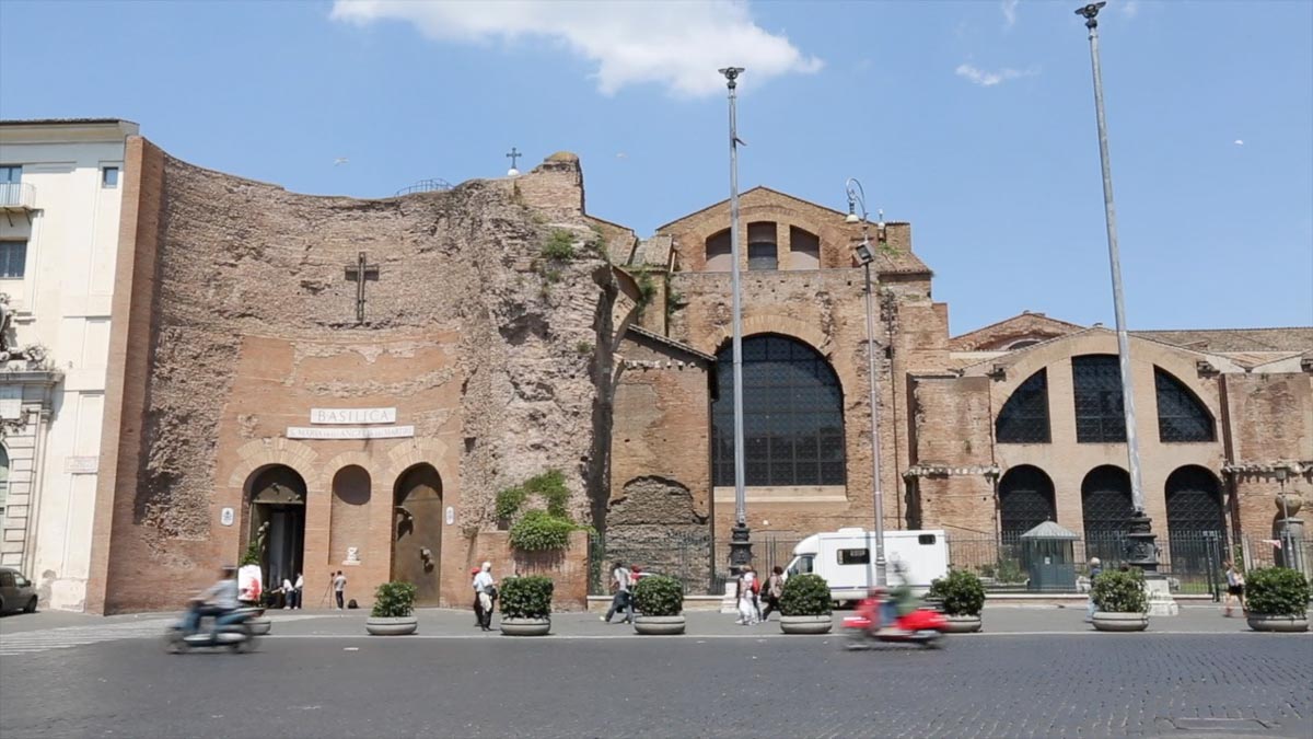 Italy, Rome, Baths of Diocletian