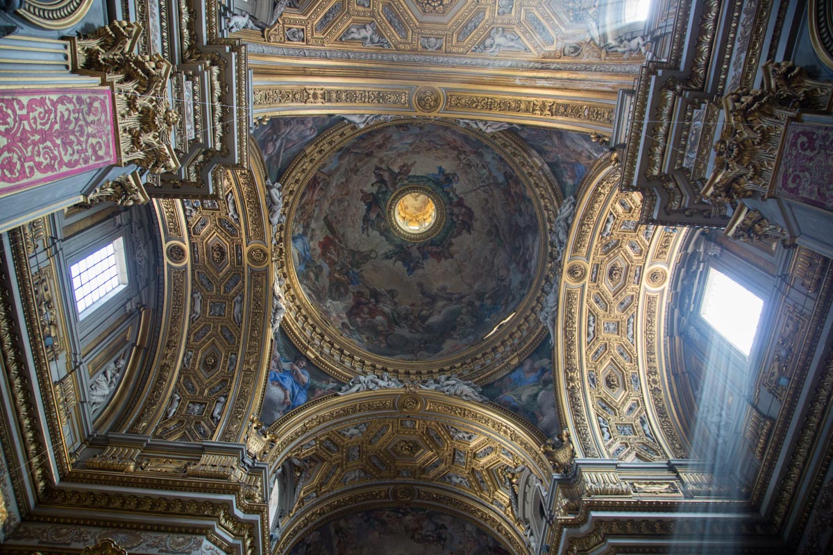 Italy, Rome, Chiesa Nuova - Santa Maria in Vallicella - domes