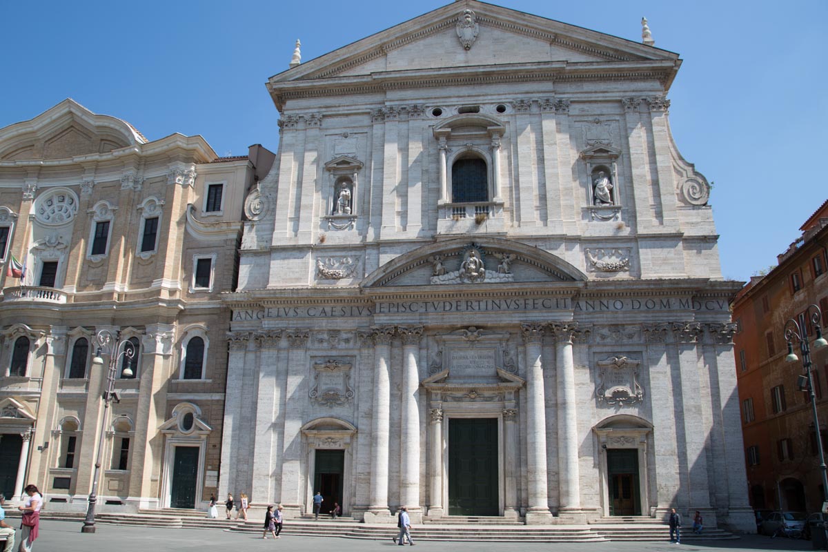 Italy, Rome, Chiesa Nuova - Santa Maria in Vallicella - facade
