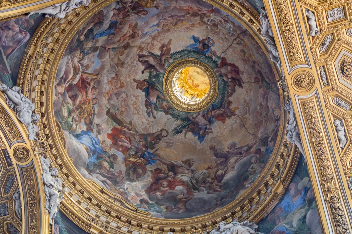 Italy, Rome, Chiesa Nuova - Santa Maria in Vallicella - frescoes