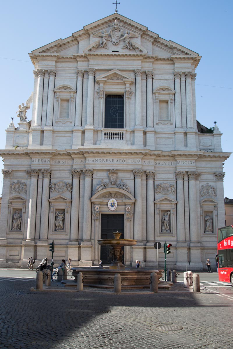 Italy, Rome, Church of Saint Andrew of the Valley- facade