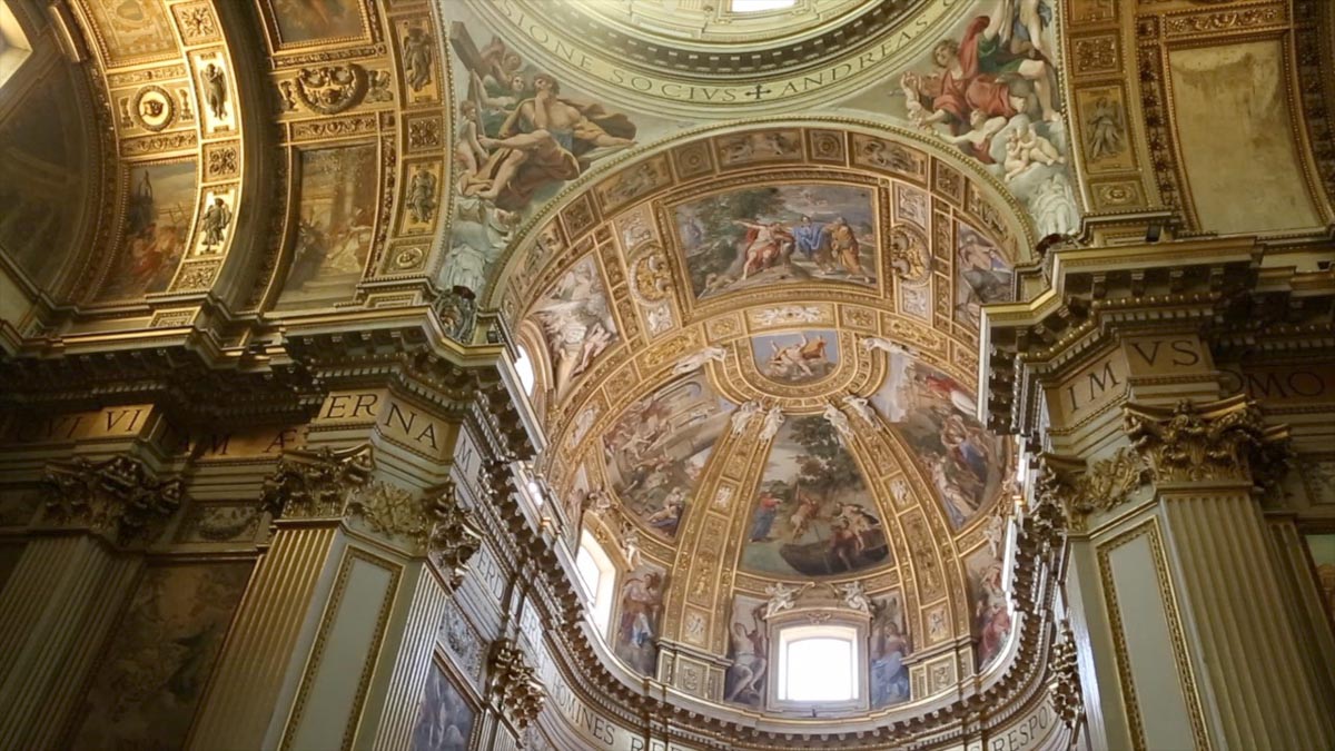 Italy, Rome, Church of Saint Andrew of the Valley- frescoes