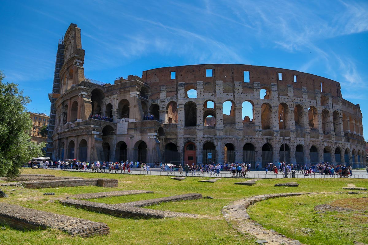 Italy, Rome, Colosseum Amphitheatre