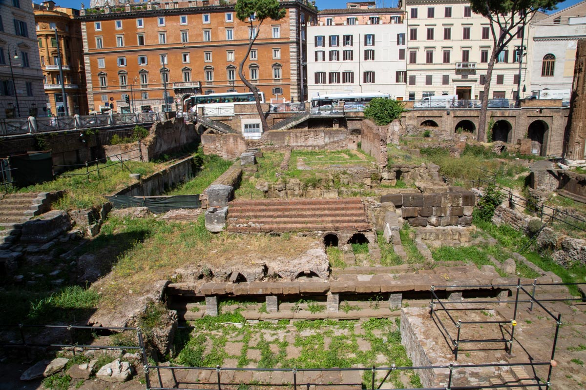Italy, Rome, Largo Argentina sacred area - Temple of Feronia
