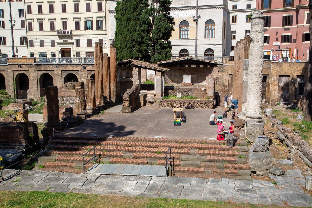 Italy, Rome, Largo Argentina sacred area - Temple of Jurtuna