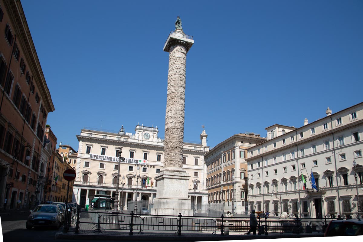 Italy, Rome, Marcus Aurelius Column