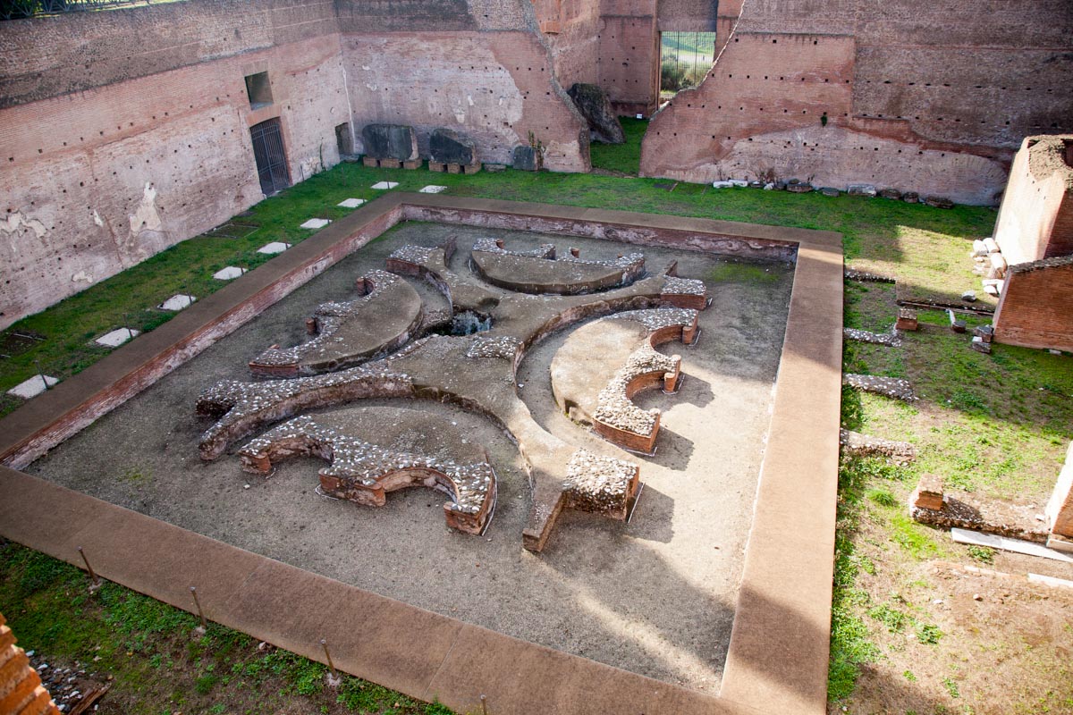 Italy, Rome, Palatine Hill - Domus Augustana