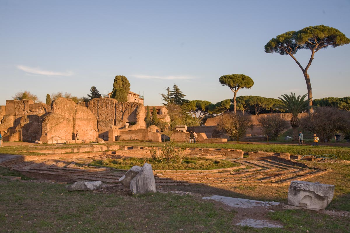 Italy, Rome, Palatine Hill - Domus Flavia - Flavian palace