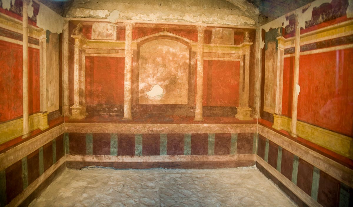 Italy, Rome, Palatine Hill - House of Augustus