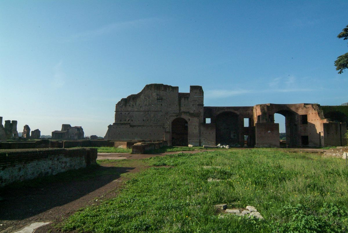 Italy, Rome, Palatine Hill - Roman buildings