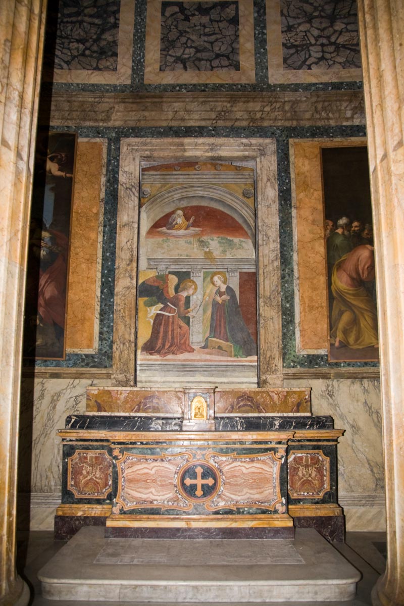Italy, Rome, Pantheon - Chapel of Annunciation
