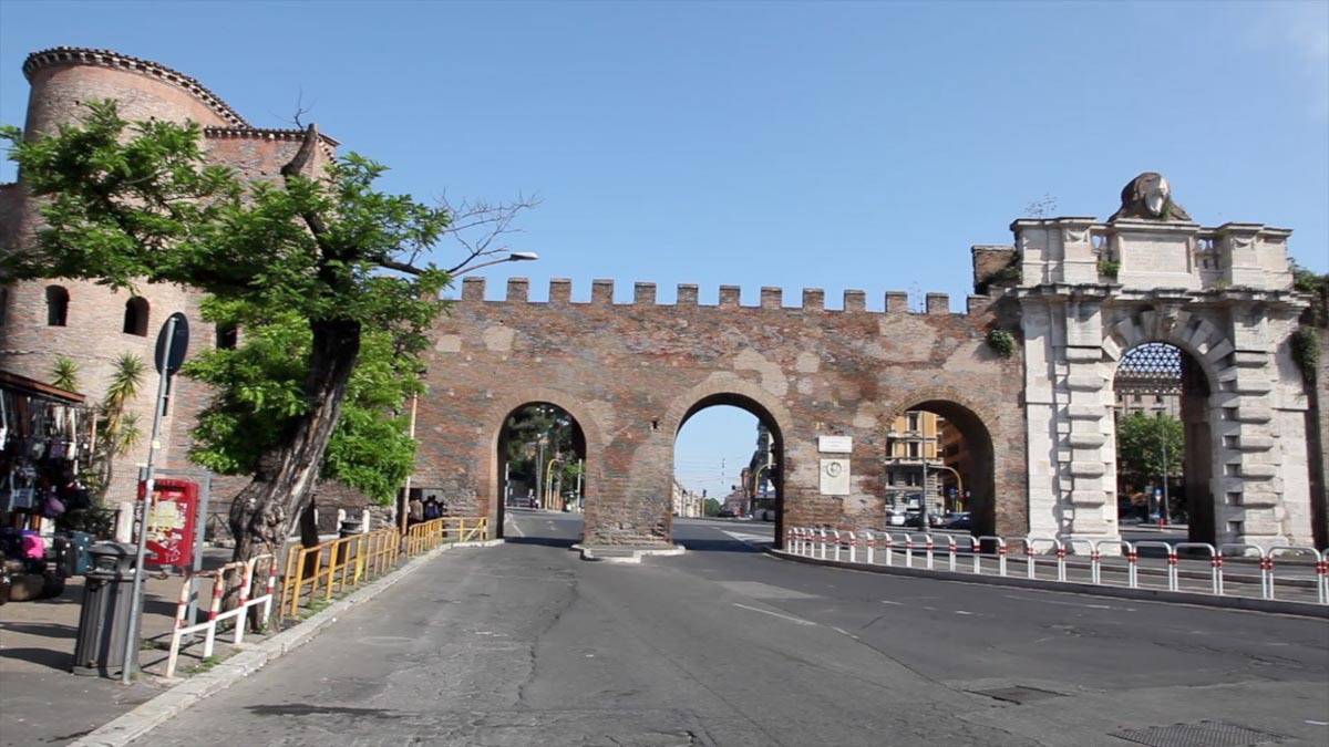 Italy, Rome, Porta San Giovanni