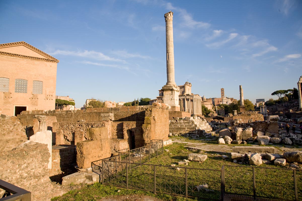 Italy, Rome, Roman Forum - Column of Phocas