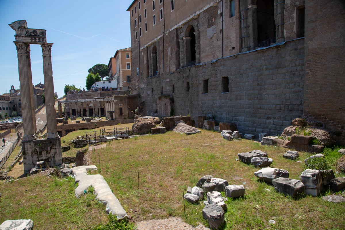 Italy, Rome, Roman Forum - Temple of Concord