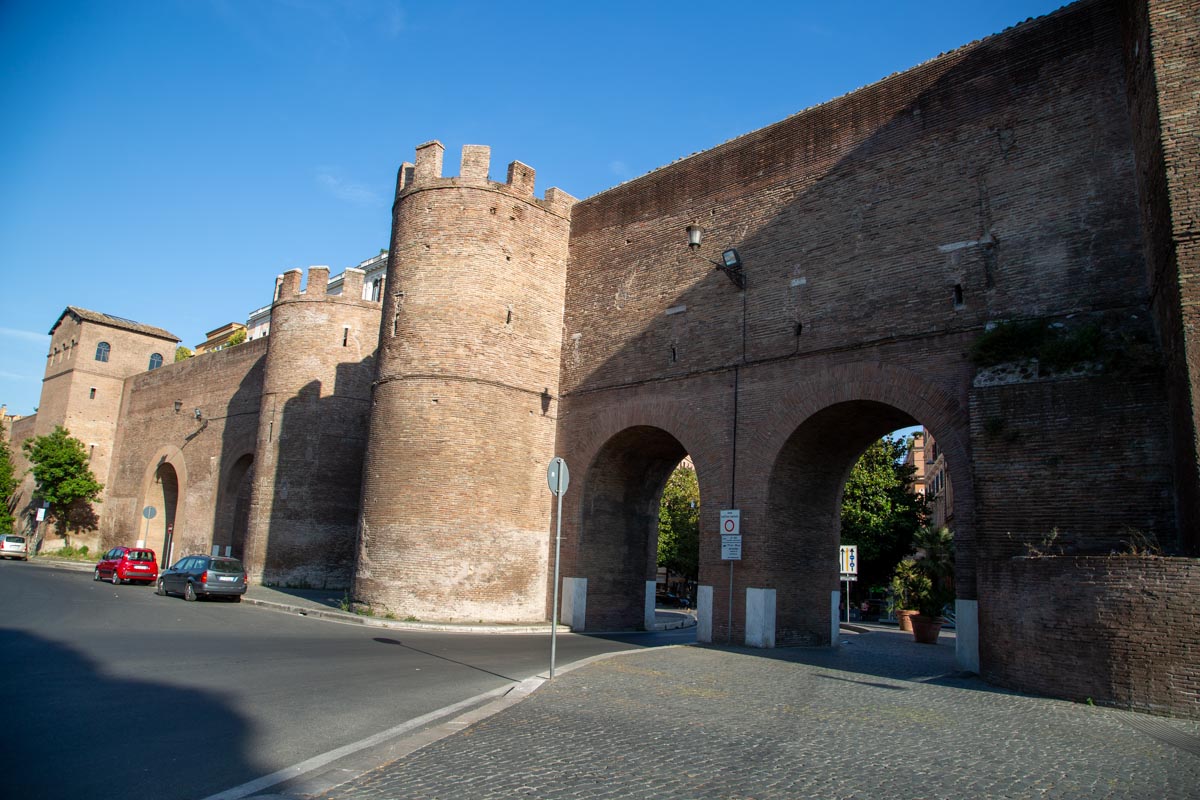 Italy, Rome, Roman Walls
