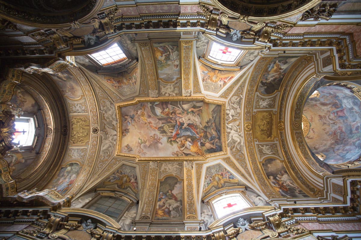 Italy, Rome, Santa Maria Maddalena - Ceiling