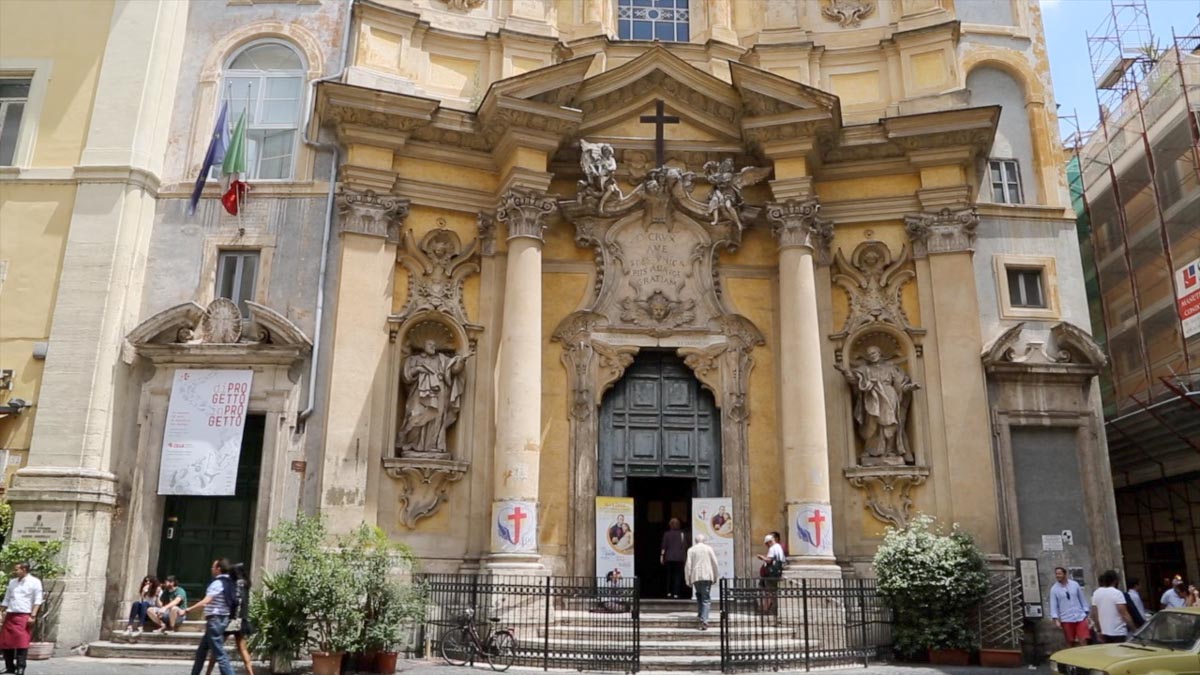 Italy, Rome, Santa Maria Maddalena - facade Rococo