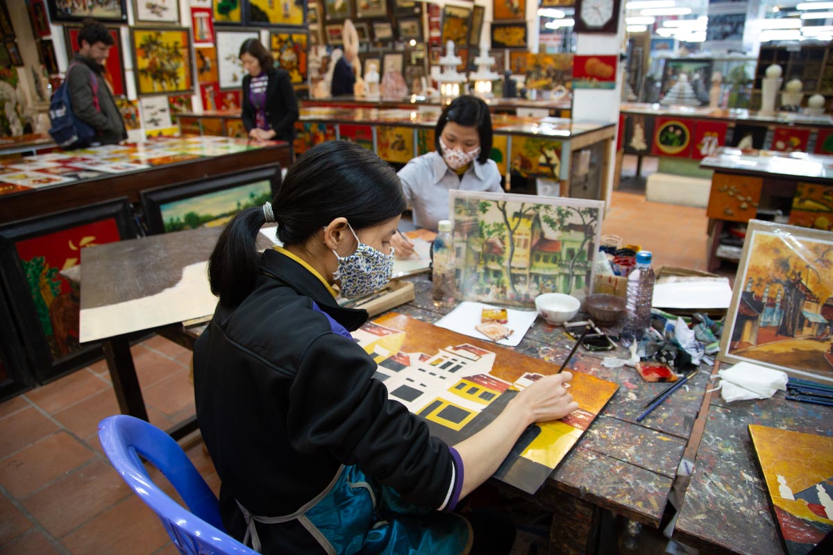 Vietnam, traditional work - Painting